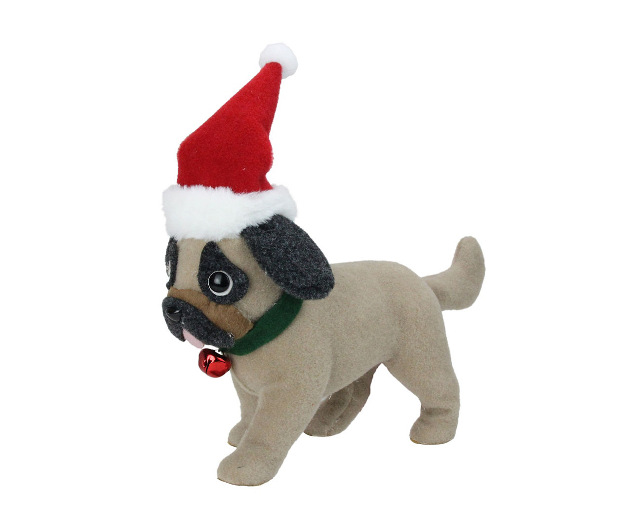 Santa Pug Plush Tabletop Decor