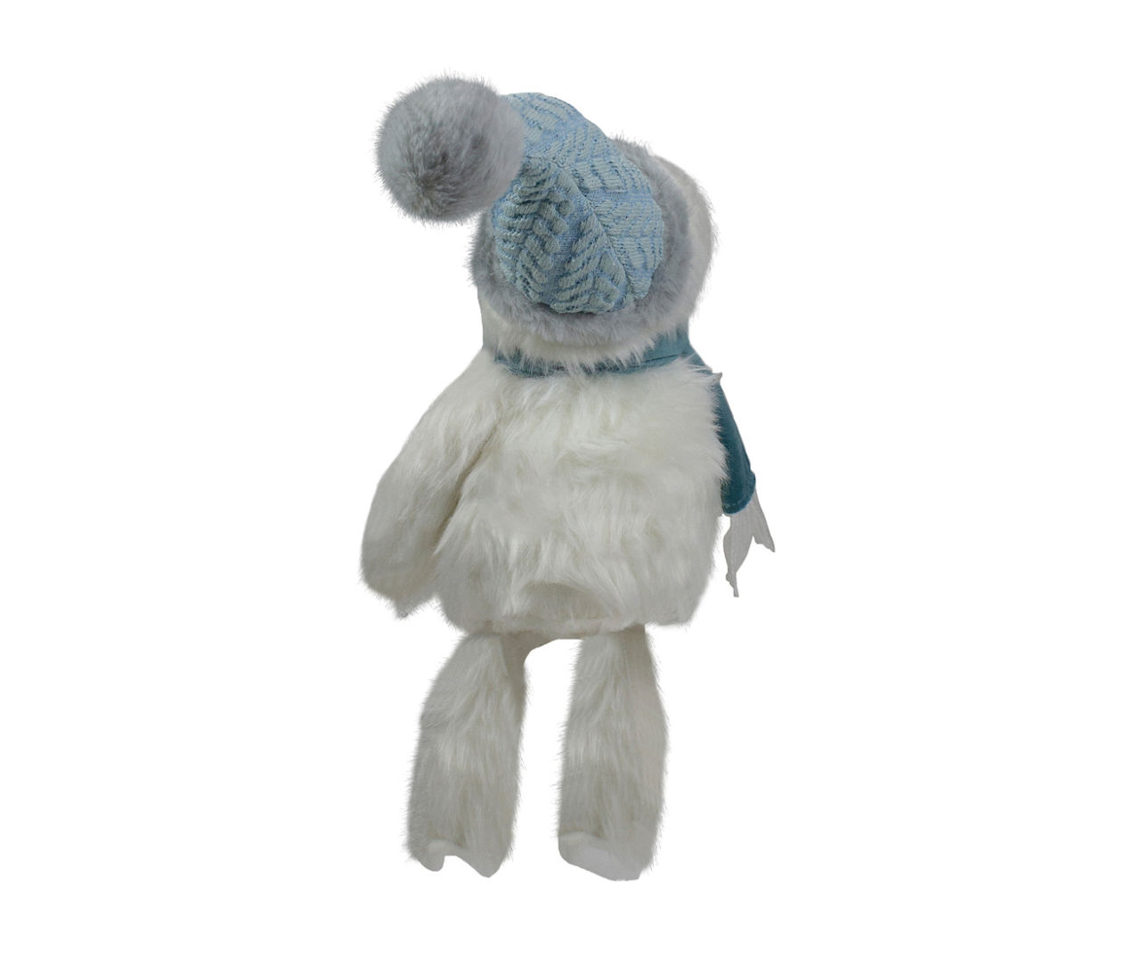 Northlight 23-Inch Plush White and Blue Standing Tabletop Yeti Christmas Figure