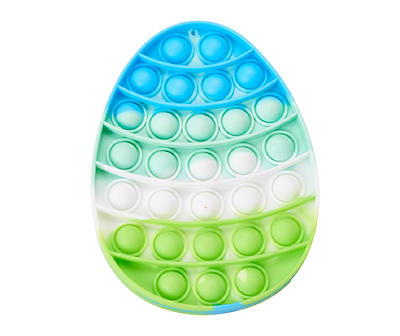 Blue, Green & White Egg Pop Fidget Toy