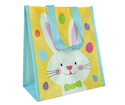 Egg & Bunny Face Reusable Tote Bag