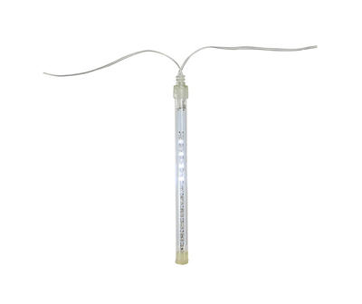 Cool White Dripping Icicle Light Set, 10-Count