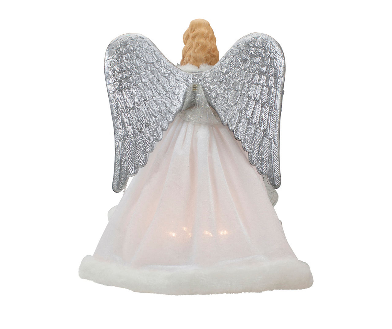 Mini Angel Tree Topper, Fairy Tree Topper, White Christmas Angel