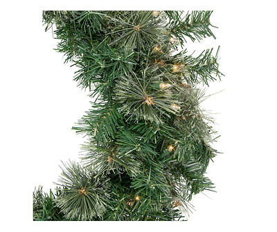 24" Oregon Pine Cashmere Light-Up Wreath
