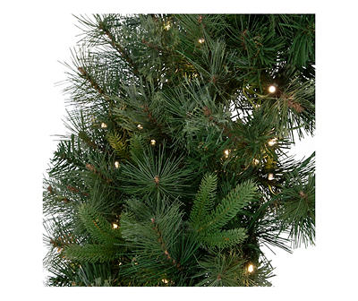 60" Ashcroft Pine Cashmere Light-Up Wreath