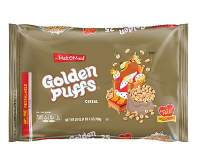 Golden Puffs Cereal, 25 Oz.
