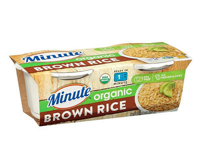 Organic Brown Rice Ready to Serve Cups, 2-Pack