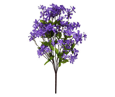 20" Lilac Floral Bush