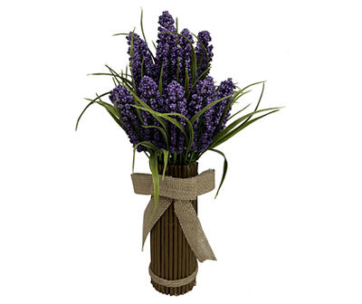 Purple Heather & Grass Floral Stack