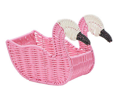 Flamingo Woven Plastic Napkin Holder