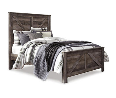 Signature Design By Ashley Wynnlow Queen Crossbuck Panel Bed