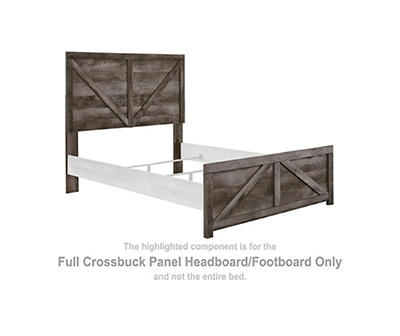 Wynnlow Full Panel Crossbuck Headboard & Footboard