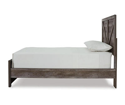 Signature Design By Ashley Wynnlow Twin Crossbuck Panel Bed