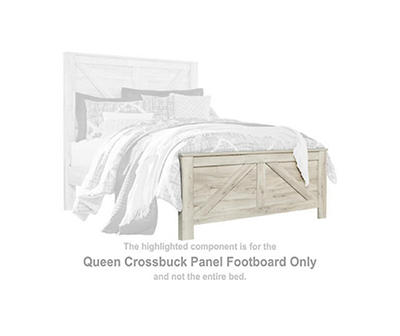 Bellaby Queen Crossbuck Panel Footboard