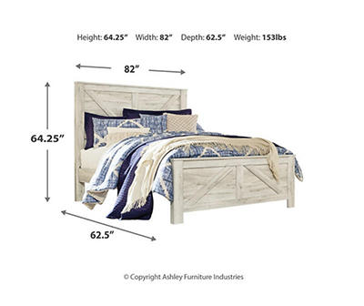 Signature Design By Ashley Bellaby Queen Crossbuck Panel Bed