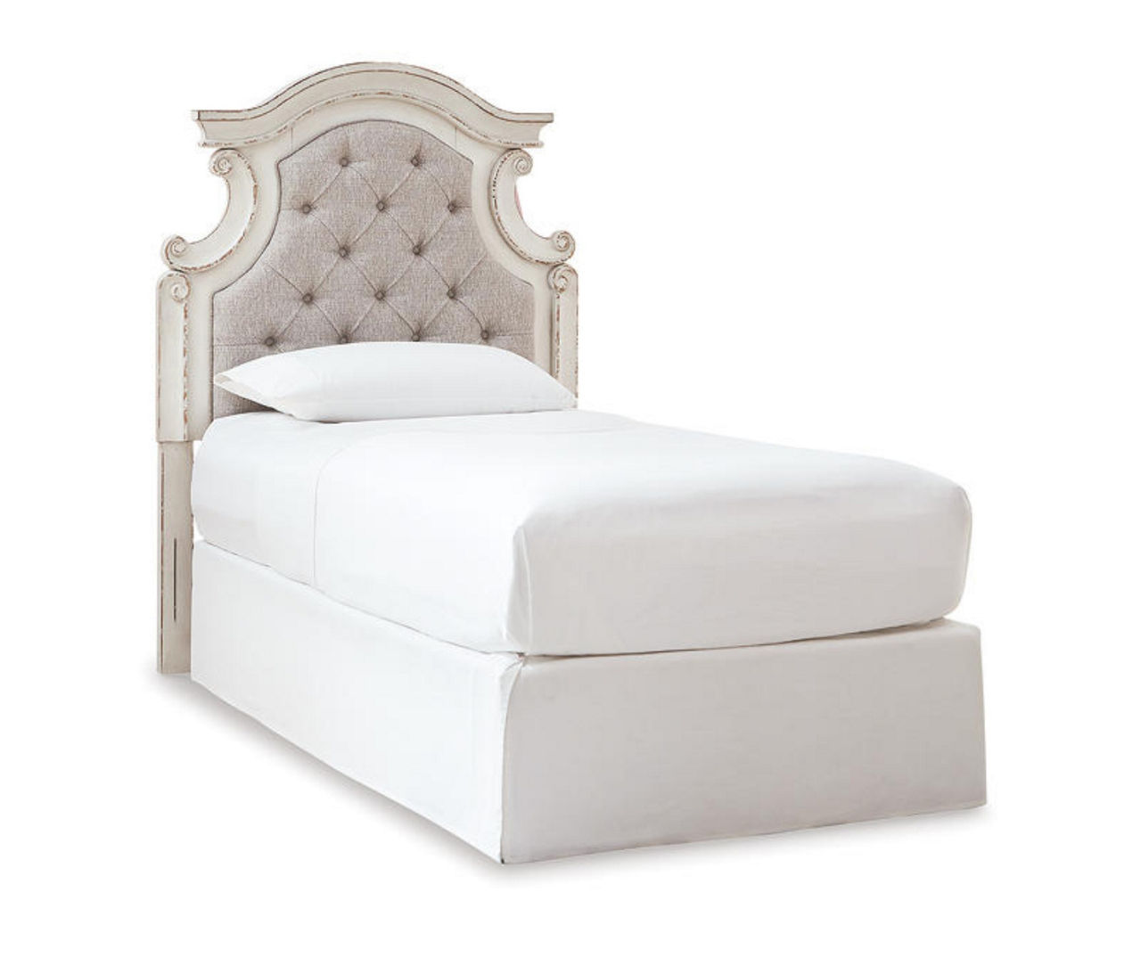 Realyn Twin Panel Upholstered Headboard