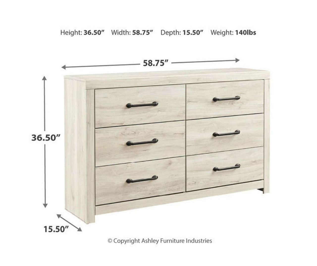 Cambeck 6-Drawer Dresser