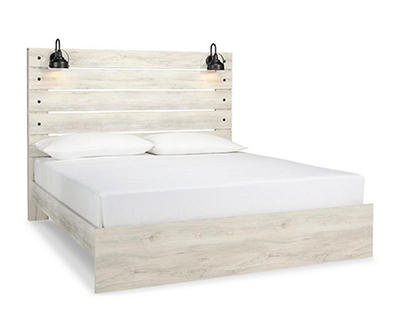 Signature Design By Ashley Cambeck King Panel Bed with Lights