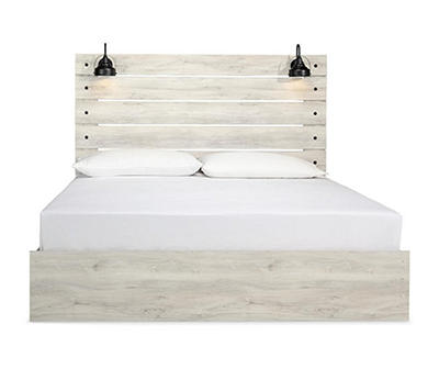 Signature Design By Ashley Cambeck King Panel Bed with Lights