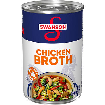 Swanson 100% Natural Chicken Broth, 10.5 oz Can