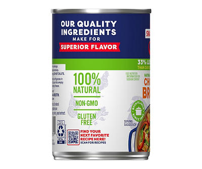 Swanson Natural Goodness 33% Less Sodium Chicken Broth, 10.5 oz can