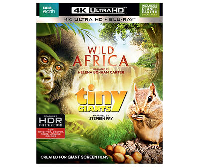 BBC Earth Wild Africa & Tiny Giants Documentary Collection (4K UHD & Blu-Ray)