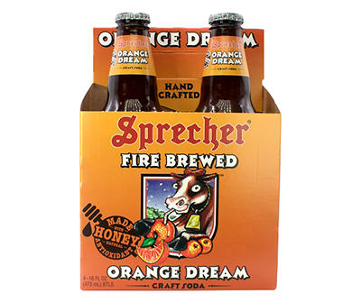 Orange Dream 16 Oz. Craft Soda, 4-Pack