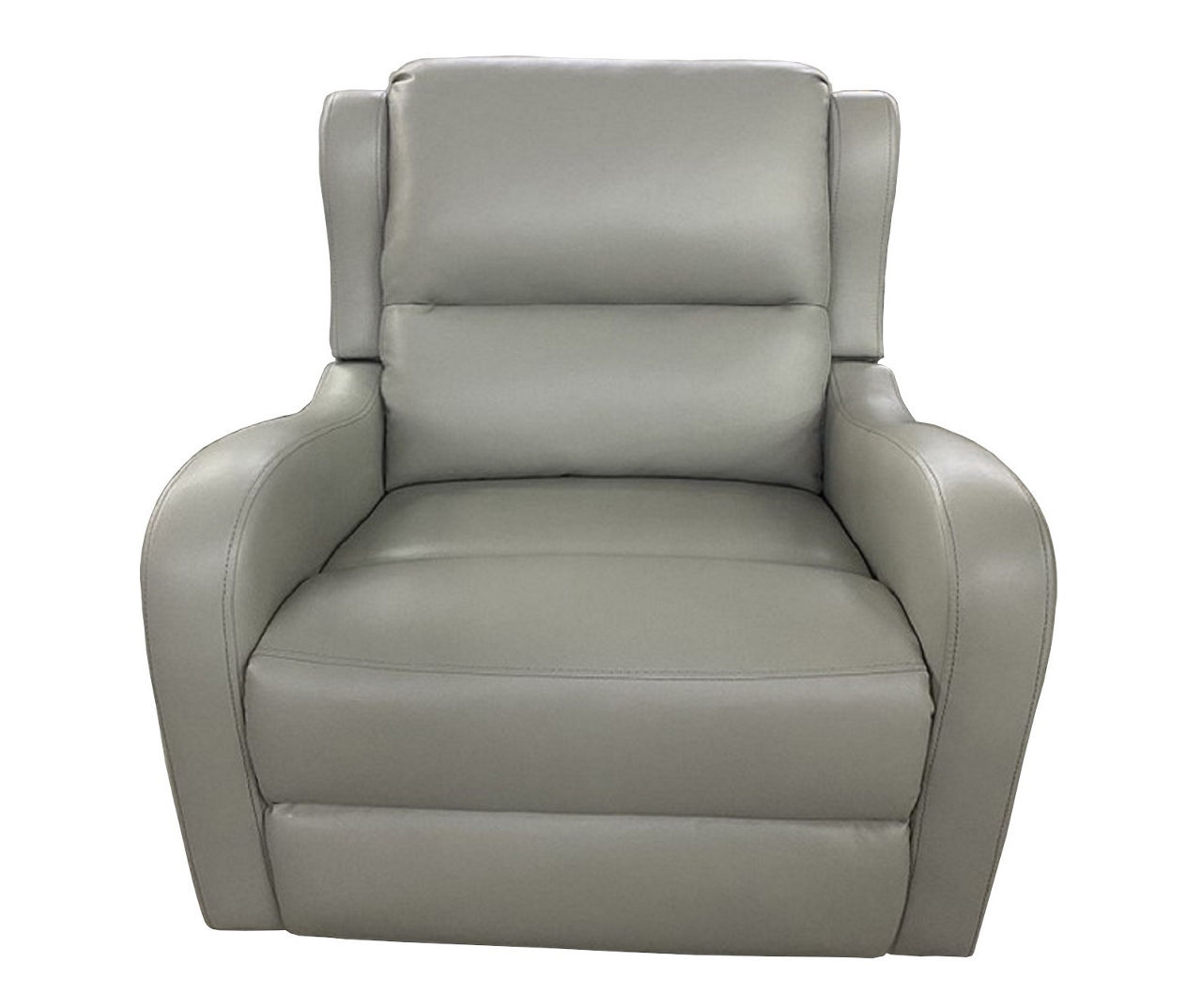 Durant Taupe Faux Leather Recliner