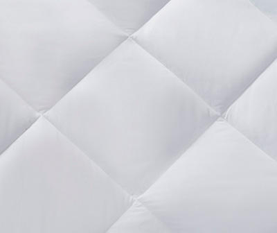 White Energy Recovery Waterproof Queen Mattress Pad