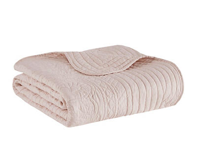 Marino Scallop-Edge Quilted Throw, (60