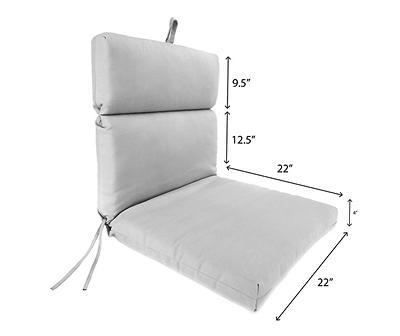 Latigo Marzipan Palm & Stripe Reversible Outdoor Chair Cushion