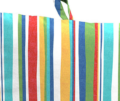 Galactic Candy Stripe Outdoor Chair Cushion