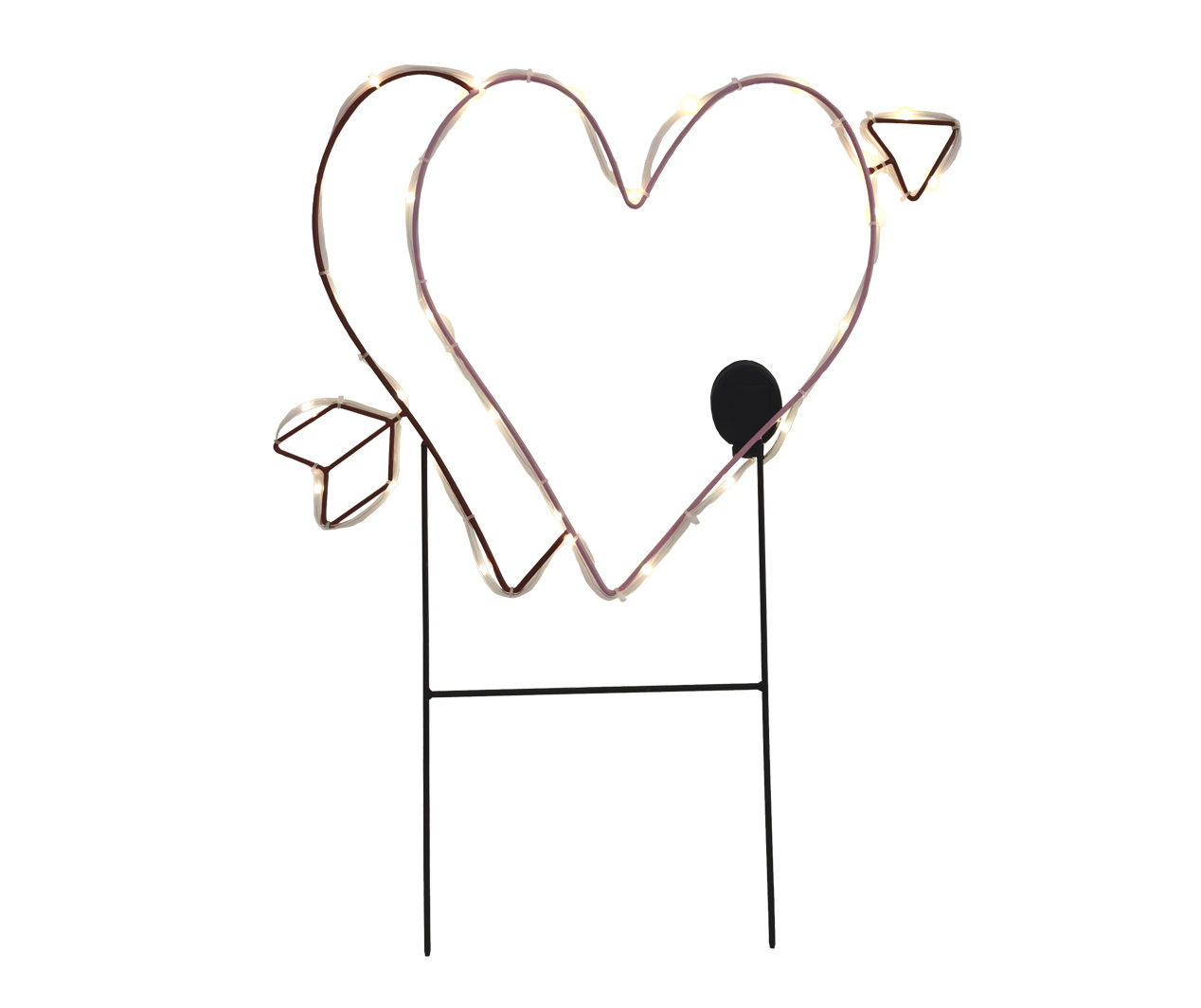 28" Heart & Arrow LED Solar Yard Stake Big Lots
