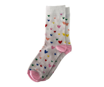 Multi-Color Heart Mug & Socks Gift Set