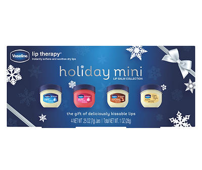 Holiday Mini Lip Balm Collection, 4-Pack