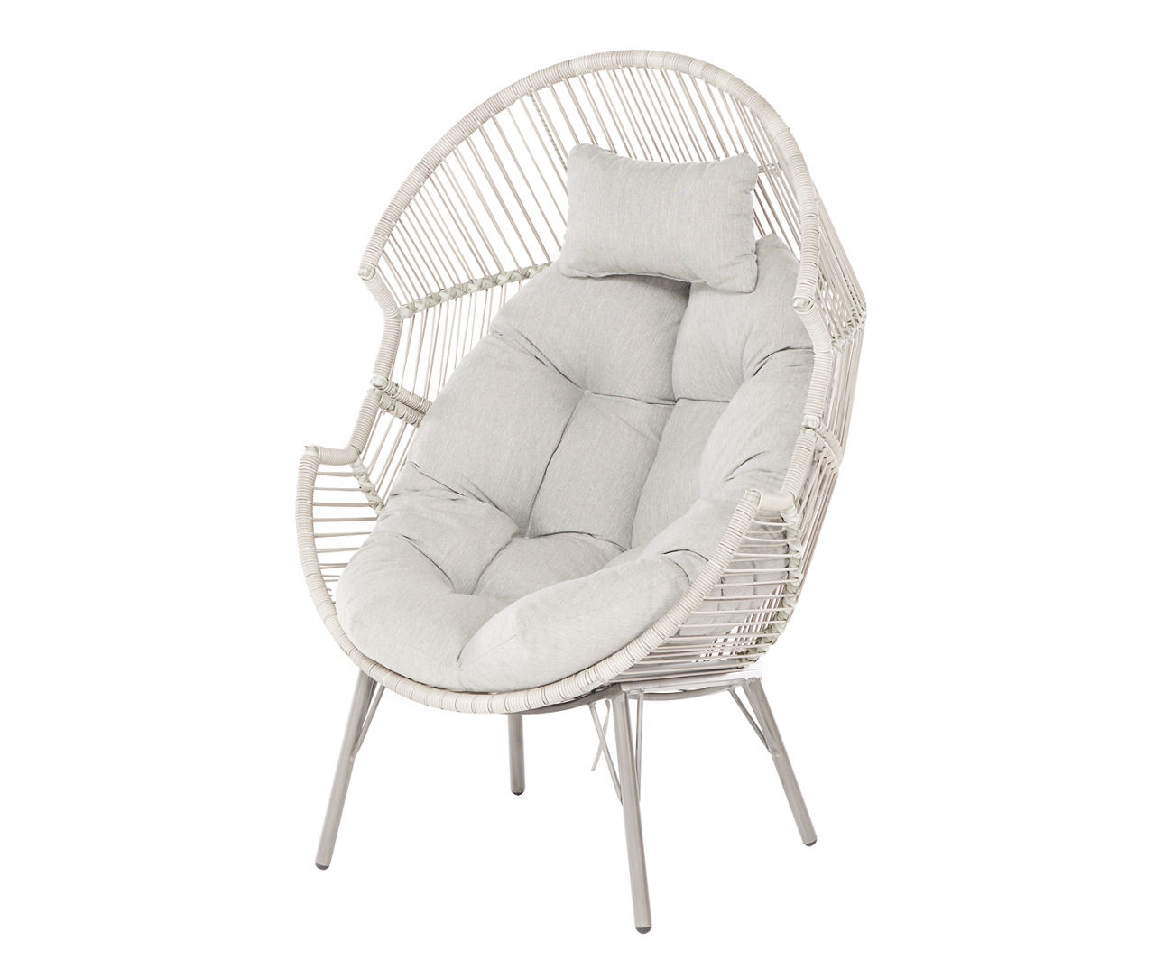 Broyhill Wiltshire Wicker Cushioned Patio Egg Chair Big Lots