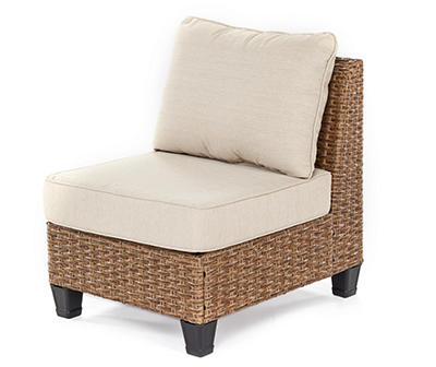 Laurel Terrace Brown Wicker Armless Patio Chair