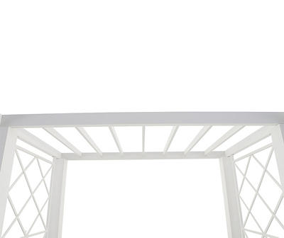 White Metal Pergola Roof & Panels, (Box 2 of 2)
