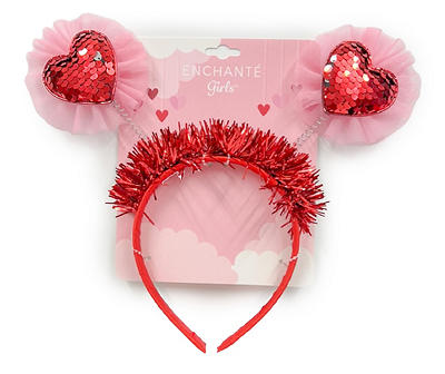 Red Valentine's Day Bopper Hearts Headband