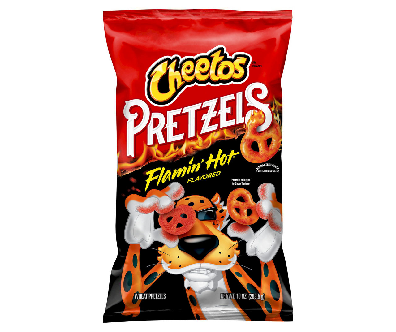 Cheetos Cheese Flavored Snacks Pretzel Flamin' Hot 10 Oz