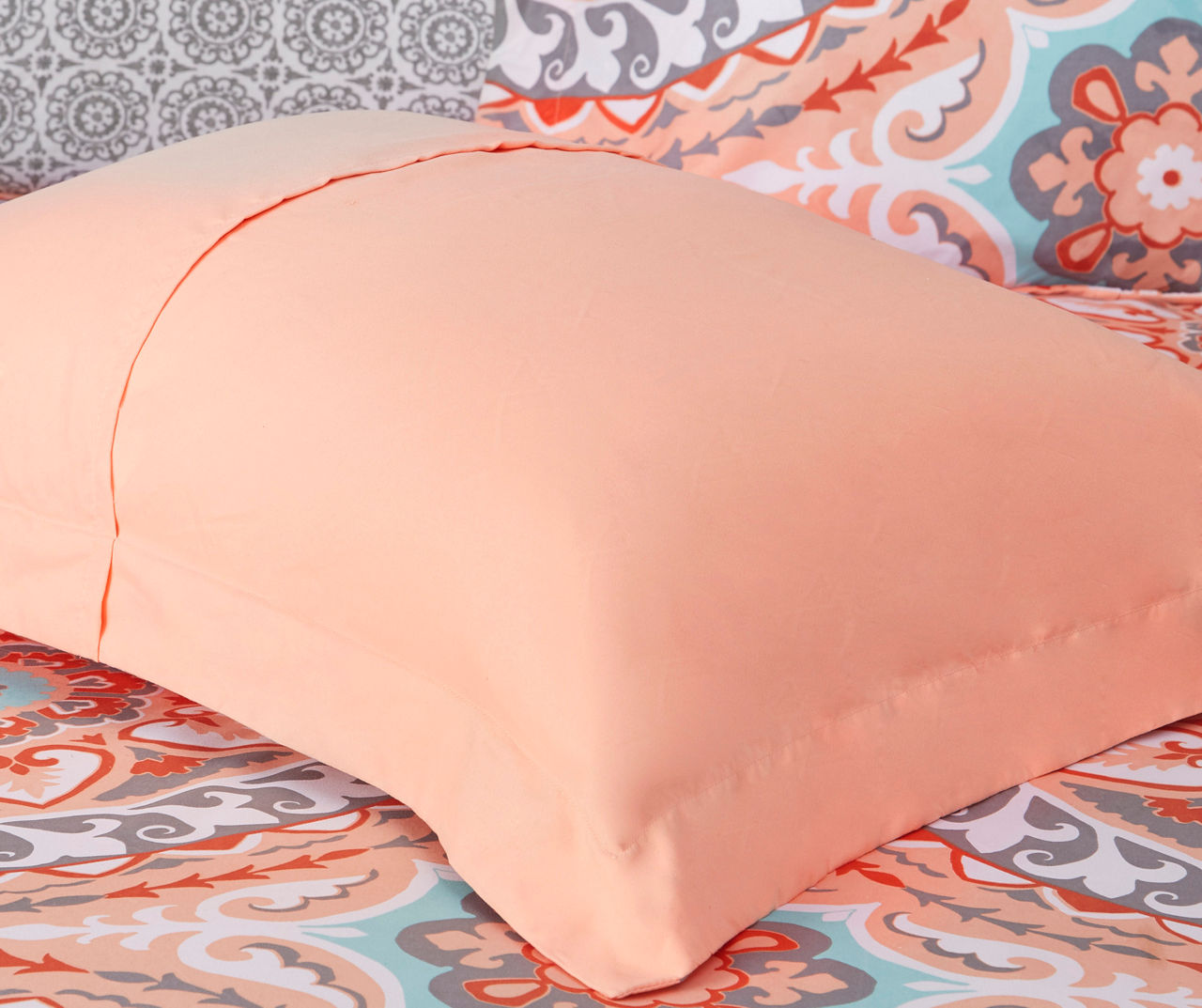 Nepal Coral Medallion Queen 9-Piece Comforter Set