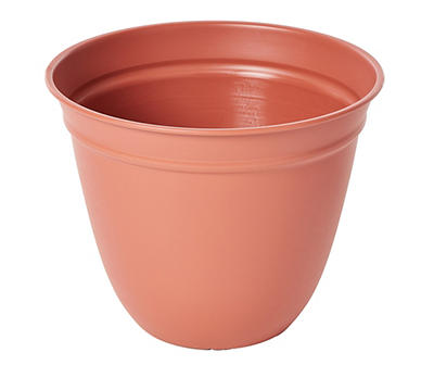 19.5" Dusty Sunset Bell Resin Planter with Tray