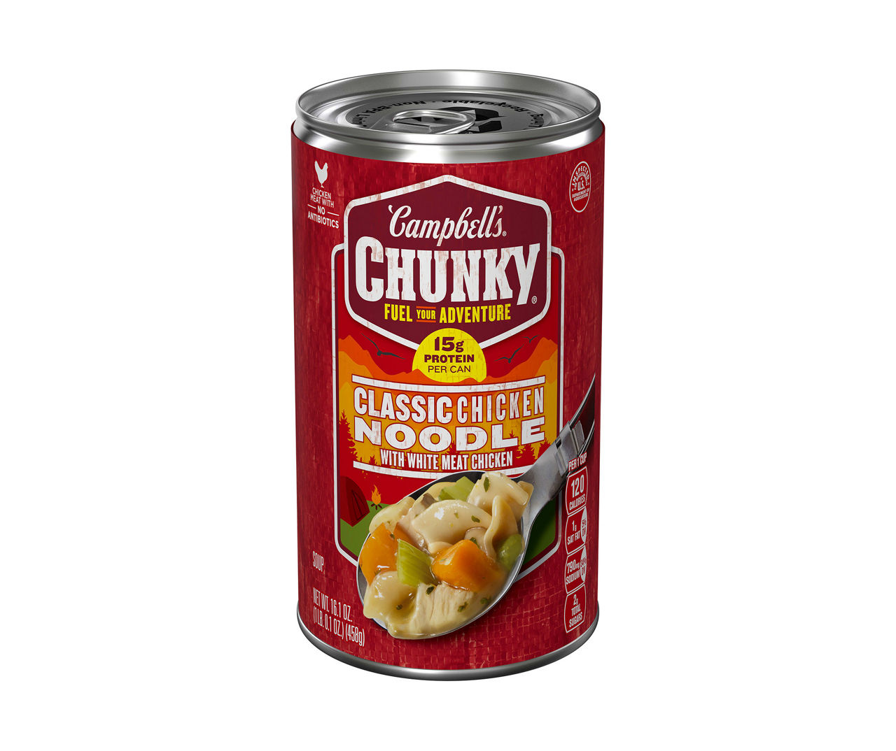 campbell's chunky classic chicken noodle soup 18.6 oz can