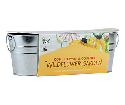 Coneflower & Cosmos Wildflower Garden Windowsill Grow Kit