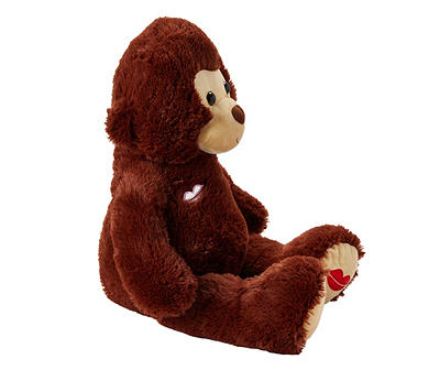Brown Valentine's Monkey Plush
