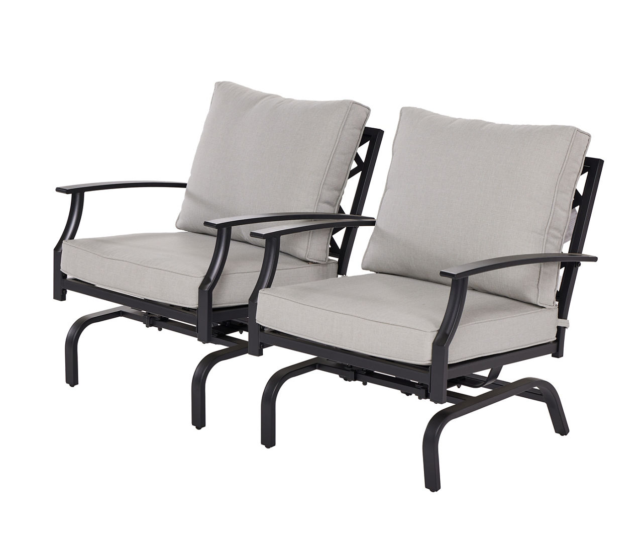 Metal patio online rockers