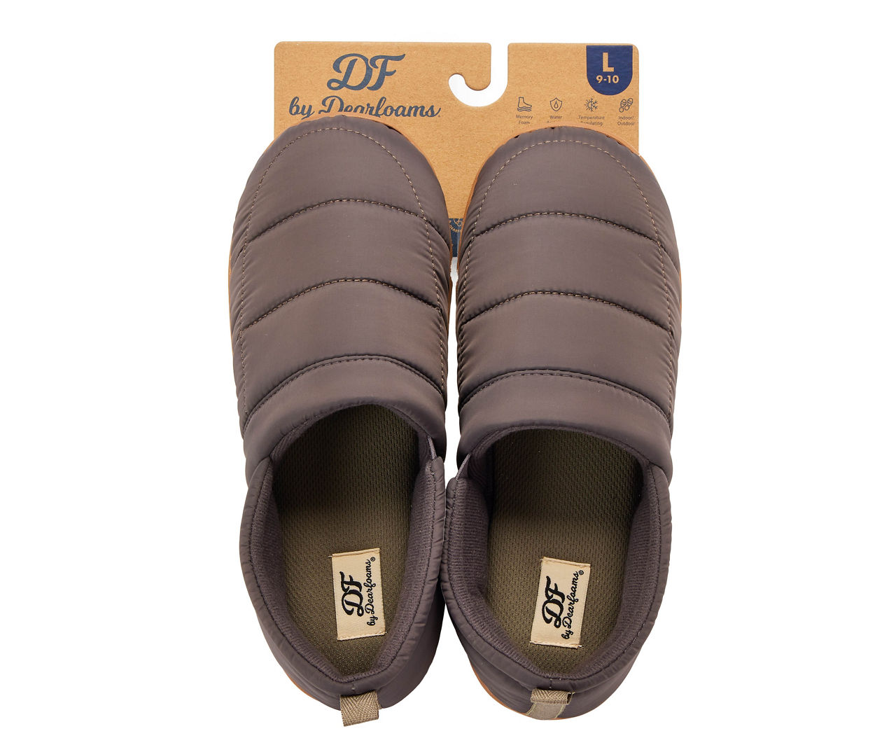 Df by dearfoams men's best sale slide slipper