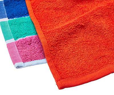 Tropicoastal "Wanderlust" Grenadine Red 2-Piece Hand Towel Set