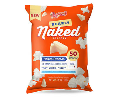 Nearly Naked White Cheddar Popcorn, 4.5 Oz.