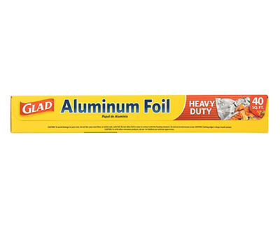 Heavy Duty Aluminum Foil, 40 Sq. Ft.