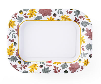 Falling Foliage Paper Snack Trays, 32-Count